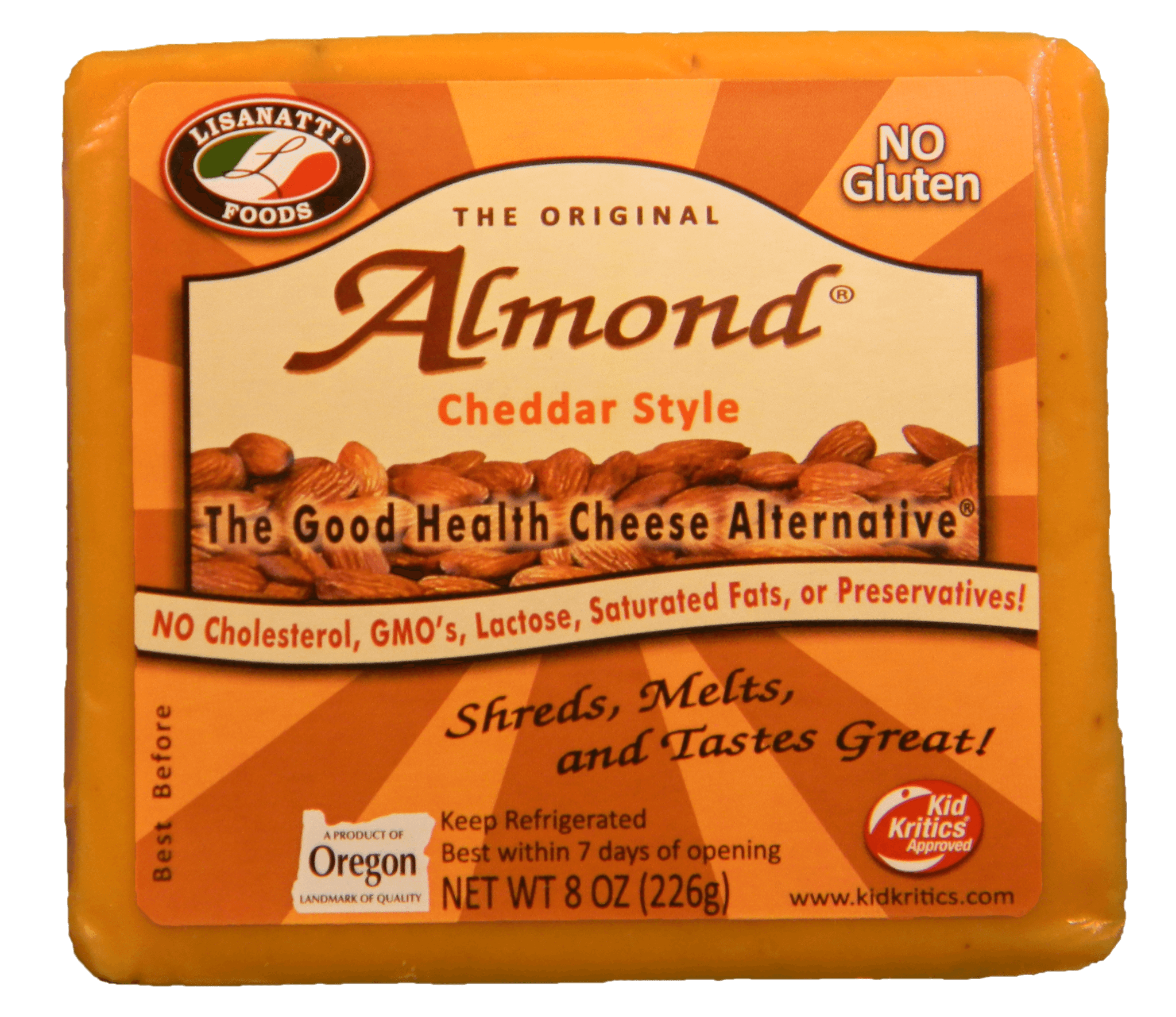 Almond Cheddar Style - Lisanattifoods