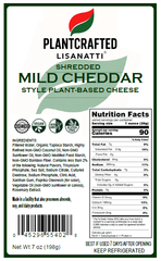 NEW!  Plantcrafted Shredded Mild Cheddar Style